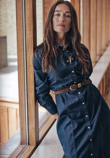 Джинсовое платье