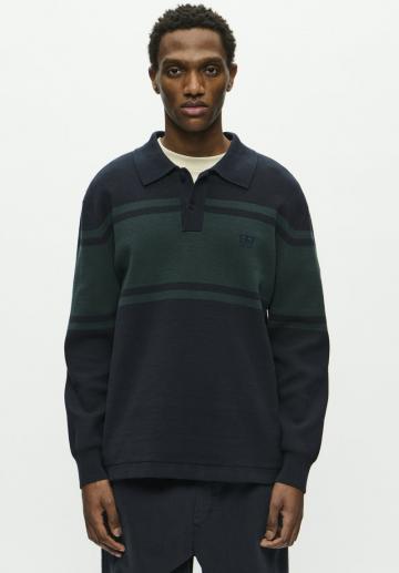 Поло с длинным рукавом