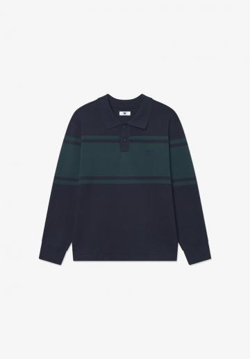 Поло с длинным рукавом