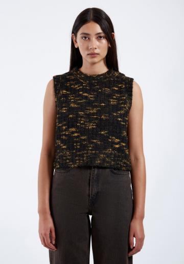 Пуловер без рукавов