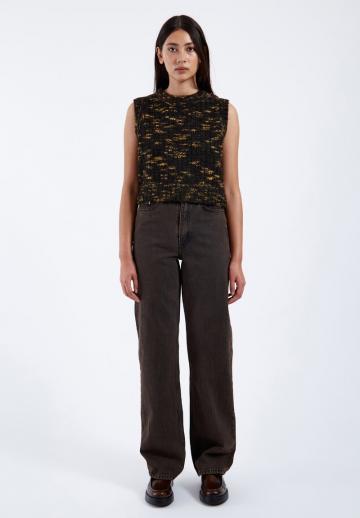 Пуловер без рукавов