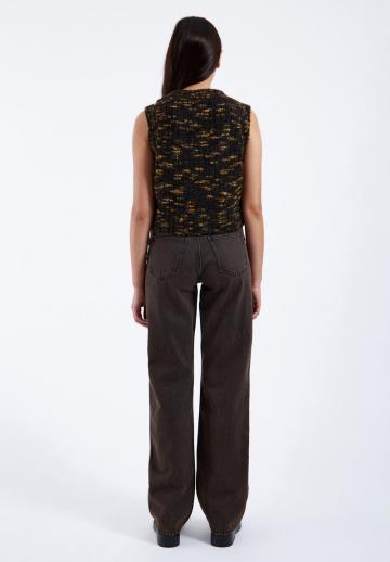 Пуловер без рукавов