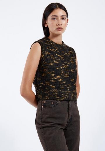 Пуловер без рукавов