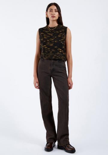 Пуловер без рукавов