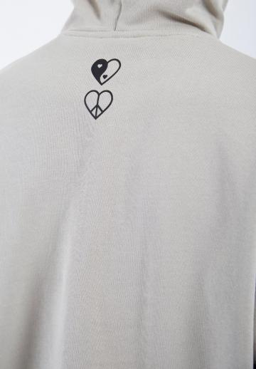 Пуловер с капюшоном