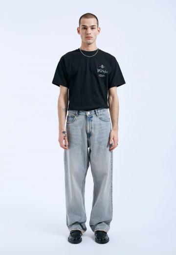 Прямые джинсы