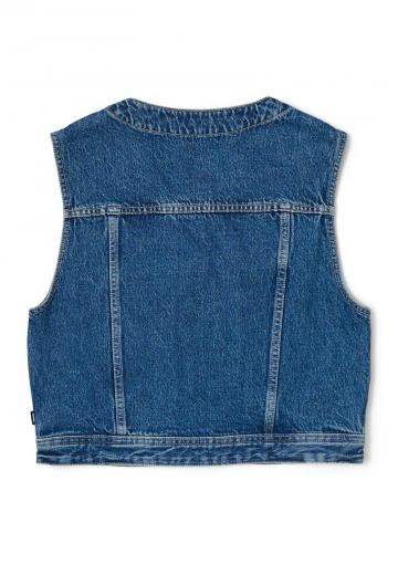 Джинсовая жилетка