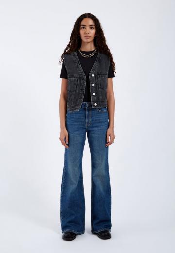 Джинсовая жилетка