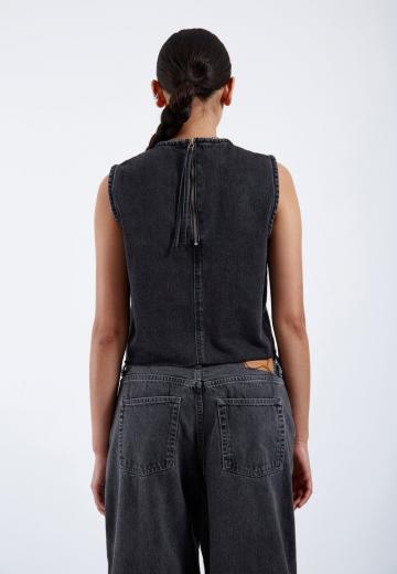 Джинсовая жилетка