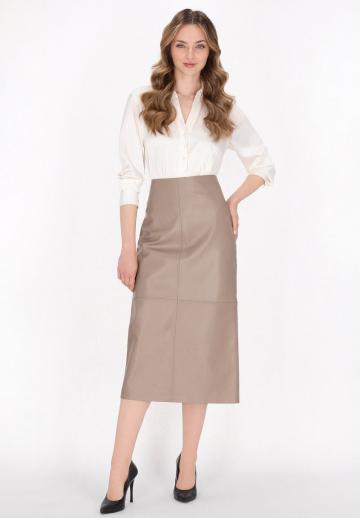 Кожаная юбка