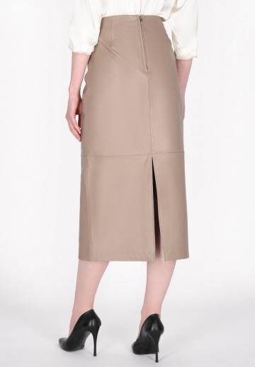 Кожаная юбка