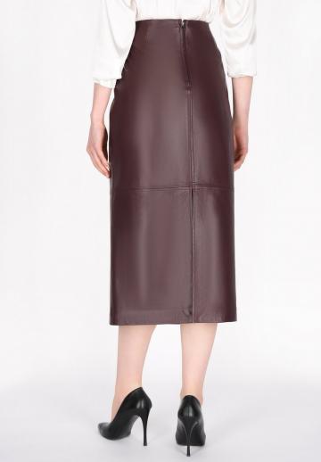 Кожаная юбка
