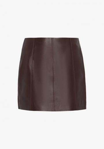 Кожаная юбка