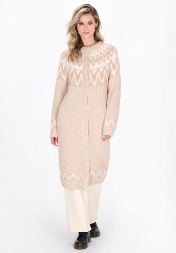 Жаккардовая вязаная кофта