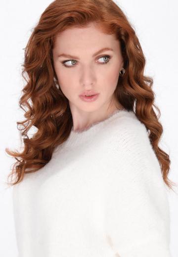 Длинный пуловер