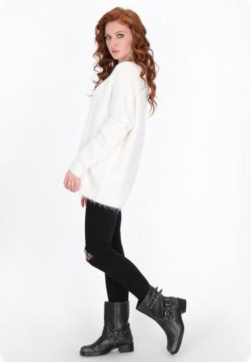 Длинный пуловер