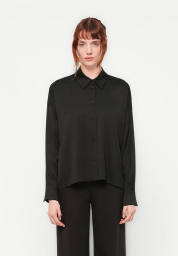 Атласная блузка
