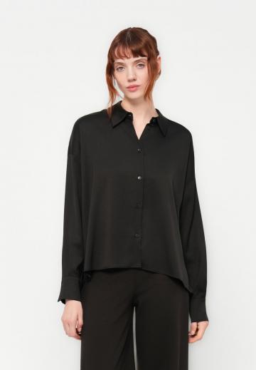 Атласная блузка