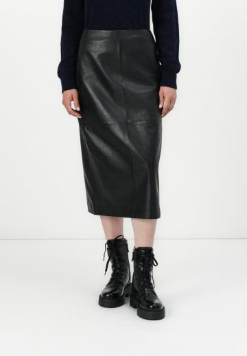 Кожаная юбка