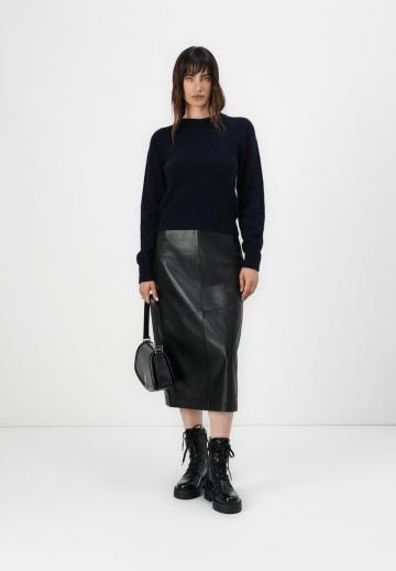 Кожаная юбка