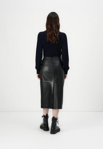 Кожаная юбка
