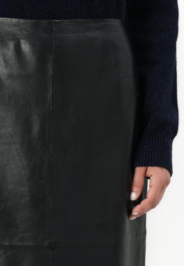 Кожаная юбка