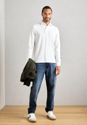 Поло с длинным рукавом