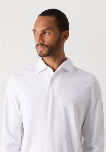 Поло с длинным рукавом