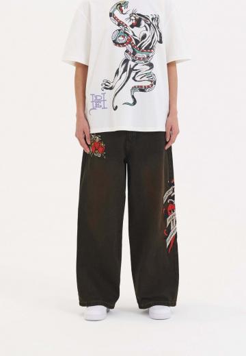 Клешеные джинсы