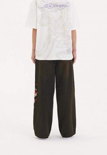 Клешеные джинсы