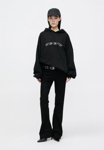 Пуловер с капюшоном