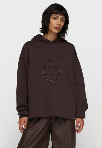 Пуловер с капюшоном