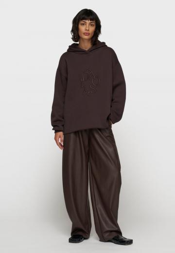 Пуловер с капюшоном