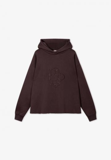 Пуловер с капюшоном