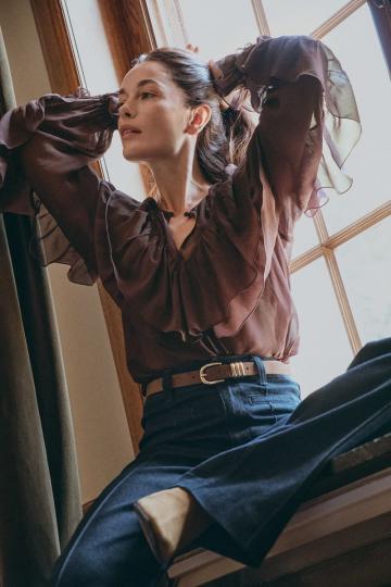 Шифоновая блузка