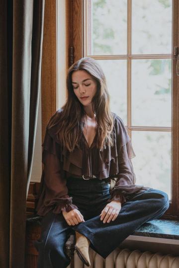 Шифоновая блузка