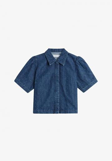 Джинсовая жилетка