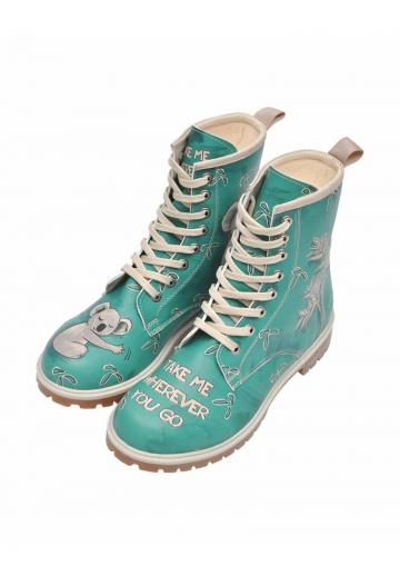 Ботинки на шнуровке