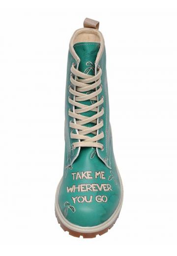 Ботинки на шнуровке