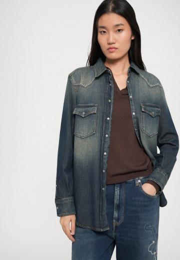 Джинсовая блузка