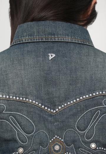 Джинсовая блузка