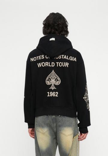 Пуловер с капюшоном