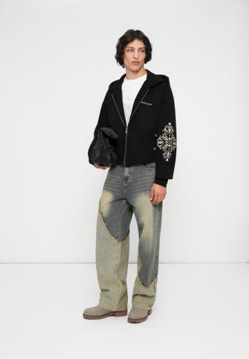 Пуловер с капюшоном