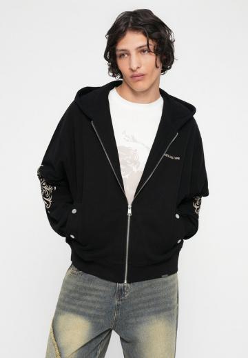 Пуловер с капюшоном