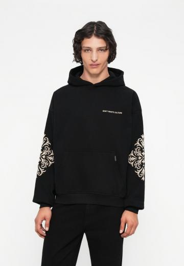 Пуловер с капюшоном