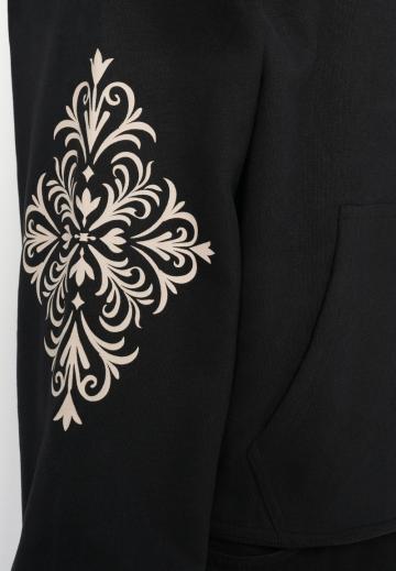 Пуловер с капюшоном