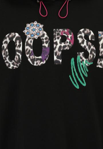 Пуловер с капюшоном