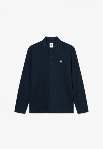 Поло с длинным рукавом