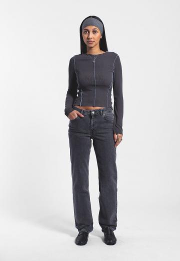 Прямые джинсы