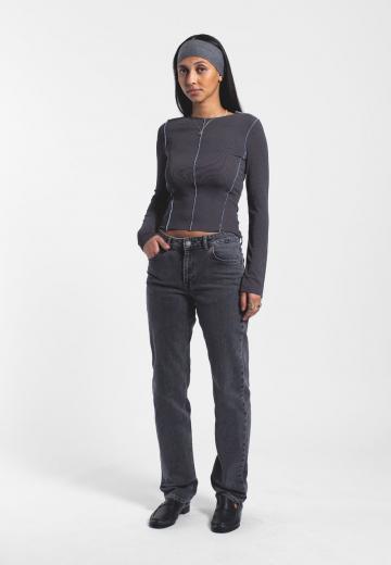 Прямые джинсы